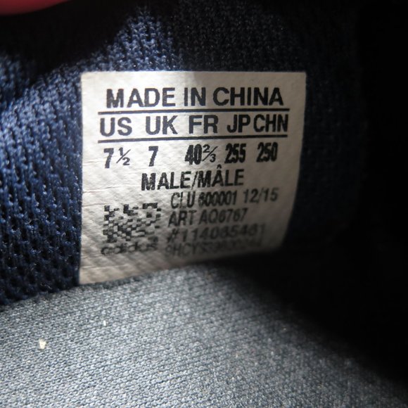 Adidas Pure Boost ZG Collegiate Navy Blue Size 9 - Picture 10 of 11